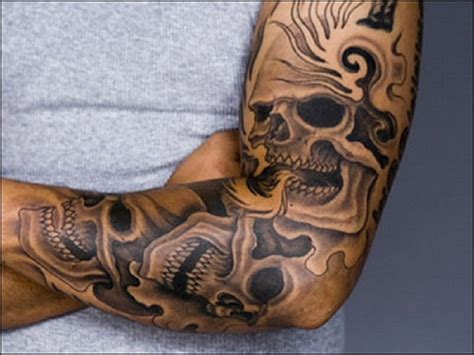 Skull Sleeve Tattoos Designs, Ideas and Meaning - Tattoos For You