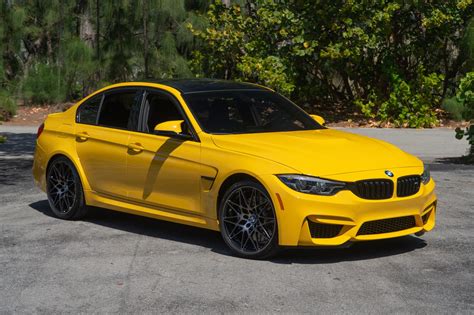 No Reserve: Speed Yellow 2018 BMW M3 Competition Package 6-Speed for sale on BaT Auctions - sold ...