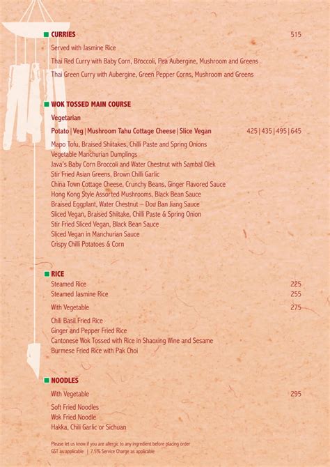 Menu of The Orient, Salt Lake | The Orient, Salt Lake Menu, Sector 1, Salt Lake- EazyDiner