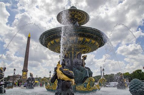 Paris Fountain Stock Photo | Adobe Stock