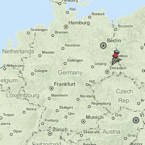 Senftenberg Map Germany Latitude & Longitude: Free Maps