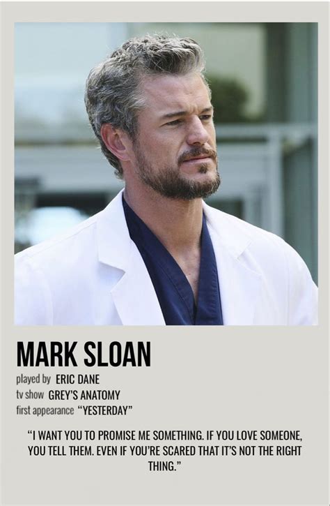 mark sloan | Greys anatomy characters, Greys anatomy funny, Grey anatomy quotes