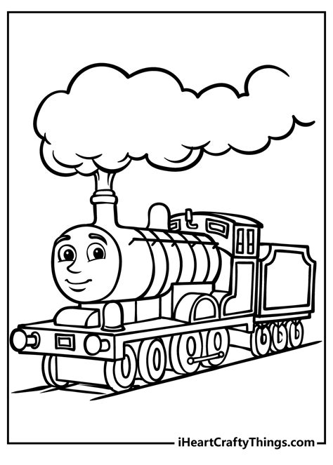 Free Printable Train Coloring Pages