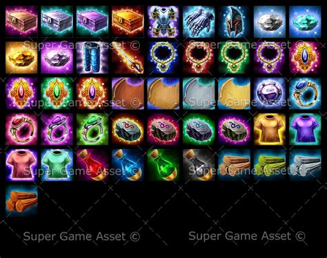 Basic RPG Item Icons - game icons - Super Game Asset