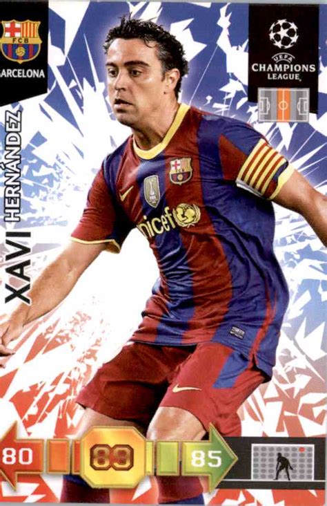 2011 Panini Adrenalyn Xl Champions League 2010-2011 Base Xavi on Kronozio