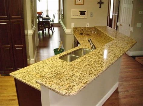 Kitchen Countertops | Stone Countertops - Santa Cecilia Yellow Granite Kitchen Countertops