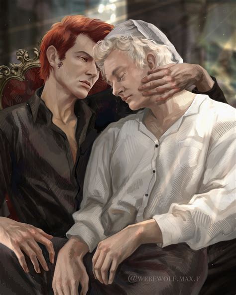 ArtStation - Crowley x Aziraphale