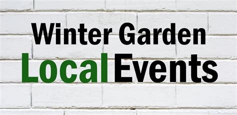 Winter Garden Events, find out what's going on in Winter Garden FL