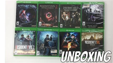 RESIDENT EVIL XBOX ONE GAME COLLECTION UNBOXING | Geek Gaming Tricks