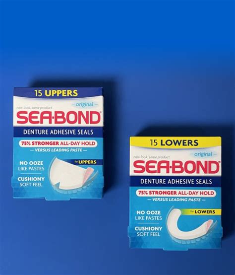 About SeaBond Denture Adhesive Seals