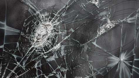 wallpaper broken glass, cracks, texture HD : Widescreen : High Definition : Fullscreen