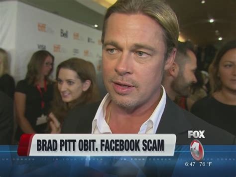 Don't fall for Brad Pitt death hoax on Facebook