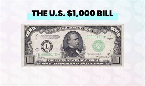 The US $1,000 Dollar Bill: History, Features, and Significance