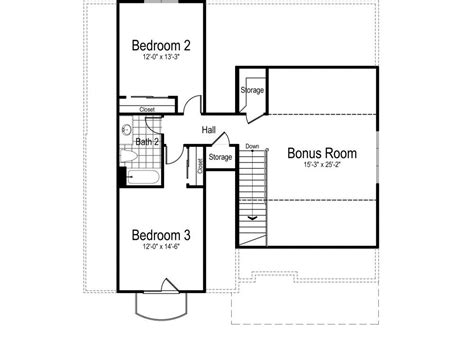 Willowcreek Craftsman Ivory Homes floor plan - Upper Level | House ...