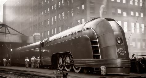 MERCURY STREAMLINER | New york central railroad, Train, Art deco