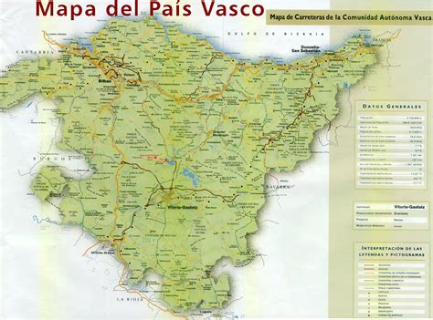 Basque Country road map - Full size