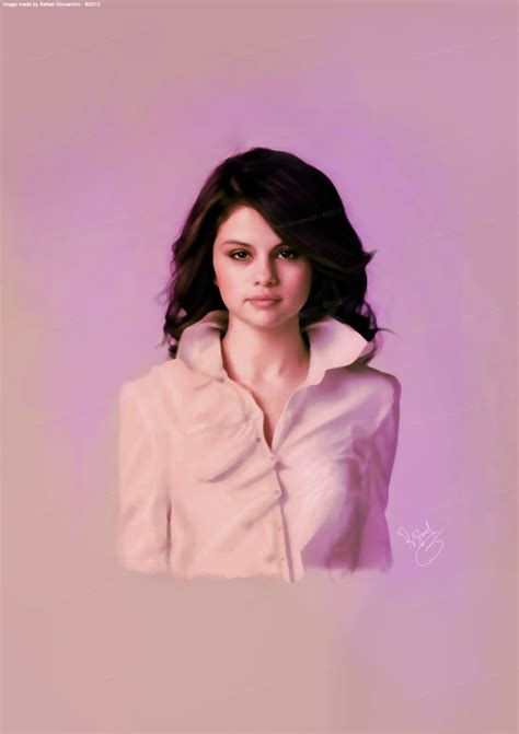 Selena Gomez Digital Painting by RafaelGiovannini on DeviantArt