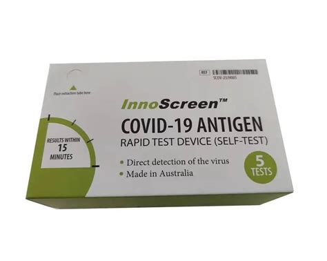 InnoScreen Covid-19 Antigen Rapid Test Device (5 x Self Test Kits ...