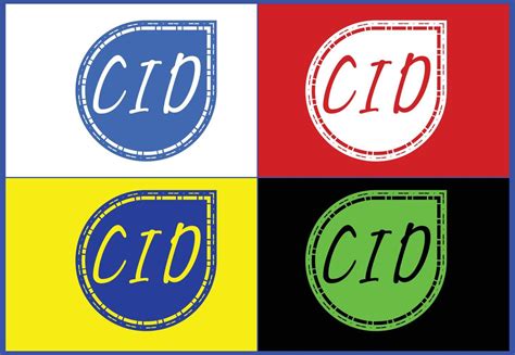 CID letter new logo and icon design 5737389 Vector Art at Vecteezy