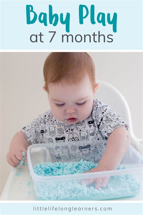 Baby Play at 7 Months - Little Lifelong Learners in 2021 | Baby sensory ...