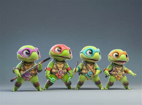 BMNT // Baby Mutant Ninja Turtles - ZBrushCentral