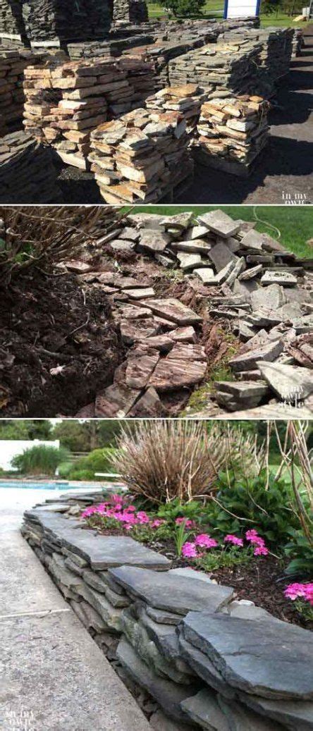 41 Best Ideas Backyard Patio Flagstone Retaining Walls | Diy retaining ...