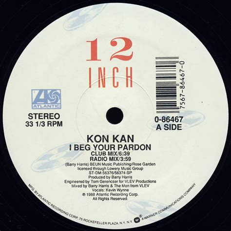 Kon Kan – I Beg Your Pardon (1988, SP (Specialty Pressing), Vinyl ...