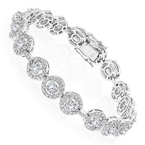 Women's Diamond Bracelet 6ct in 18K Gold - Women's Diamond Bracelets - Diamond Jewelry