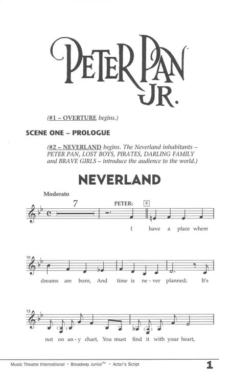 Neverland /Prologue (1-7) - Peter Pan Junior at Penn Brook School