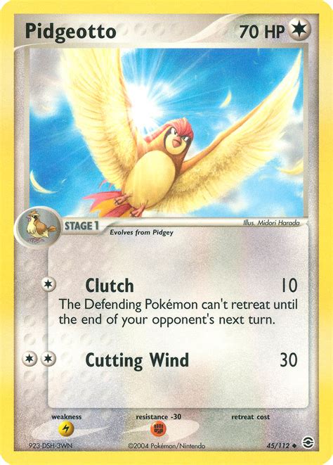 Pidgeotto 45 (FireRed & LeafGreen 2004) Pokemon Card