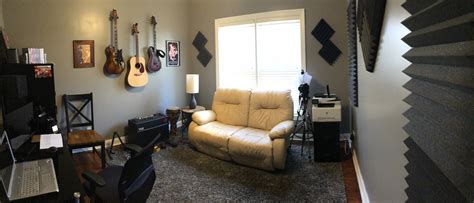 Man cave music room renovation, PRS Custom 24 guitars, acoustic foam | Room renovation, Room ...