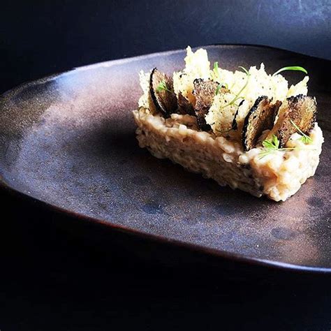 Porcini, morel and truffle risotto with shaved black truffle, parmesan ...