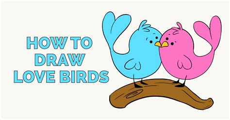 How to Draw Love Birds | by Easy Drawing Guides | Medium