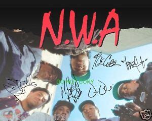 NWA N.W.A. reprint signed 11x14 poster #1 Straight Outta Compton RP Eazy-E | eBay