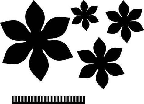 4 layer flower with center | Flower svg files, Free paper flower templates, Flower templates ...