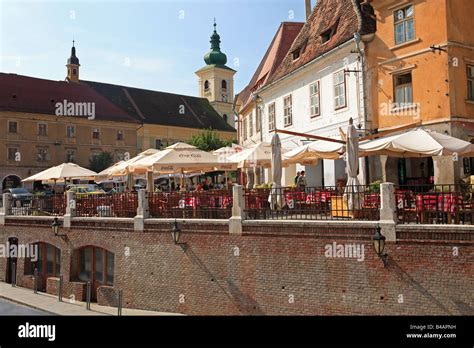 Romania, Transylvania, Sibiu, Old Town Stock Photo - Alamy