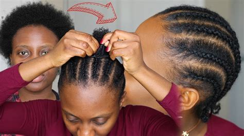 38+ simple cornrows for short natural hair - LiliKhoiriah