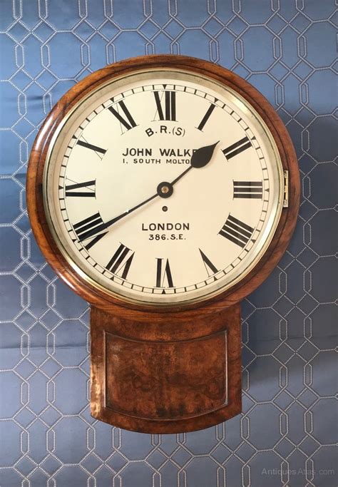 Early S.E. Railway Clock From Chelsfield Station | Antique wall clocks, Clock, Antique wall clock