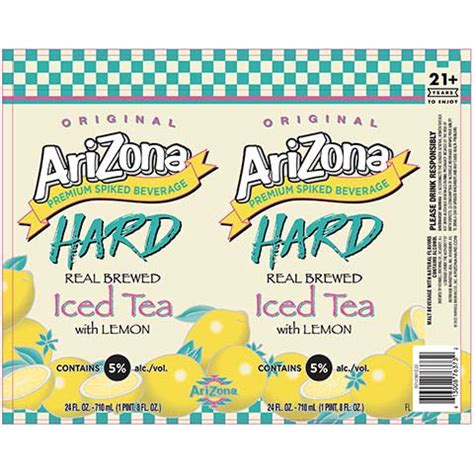 Hornell Arizona Premium Spiked Beverage Hard Iced Tea (Lemon) – CraftShack - Buy craft beer online.