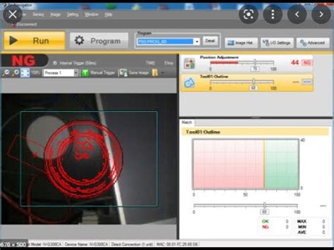 KEYENCE CAMERA PROGRAMMING - YouTube