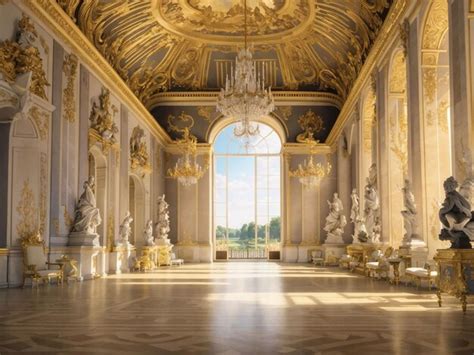 Premium AI Image | A beautiful Palace of Versailles illustration