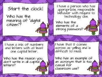 Digital Citizenship Game by Thank a Teacher | Teachers Pay Teachers