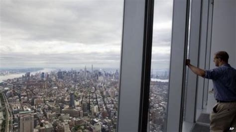 The view from New York's One World Trade Center - BBC News