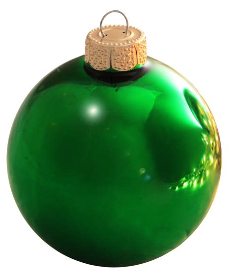 Christmas Decorations - 4.75" Christmas Green Ball Ornament - Shiny Finish