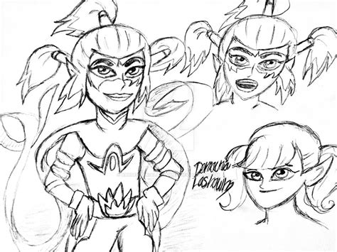 Mysticons: Throwback Piper sketches by artdemaurialashawn21 on DeviantArt