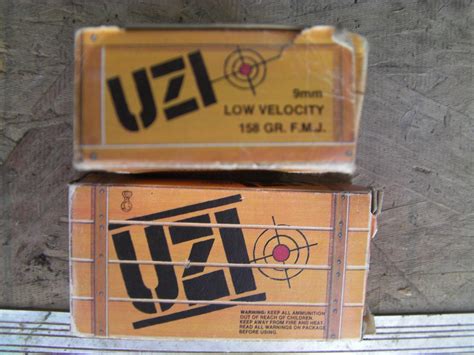 UZI 9MM FACTORY AMMO LOW VELOCITY for sale