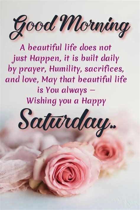 100+ Good Morning Saturday Quotes & Saturday Blessings