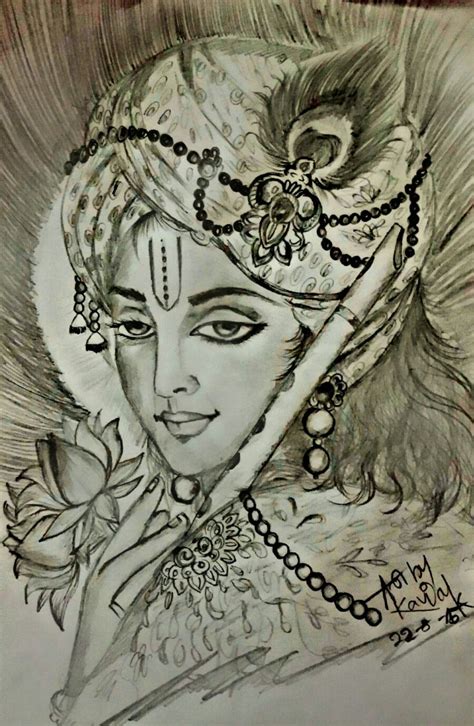 671cca59884b7f078654afd7e0680586.jpg (900×1380) | Krishna drawing ...