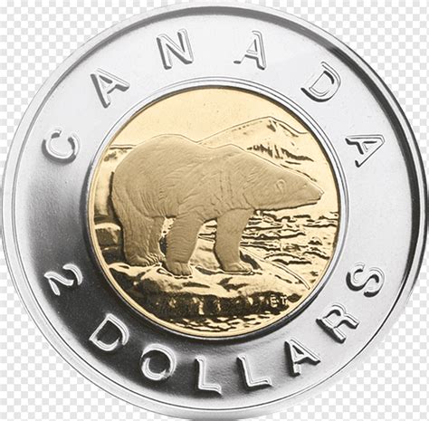 Canada Toonie Loonie Canadian dollar Royal Canadian Mint, silver coin, gold, world, silver Coin ...