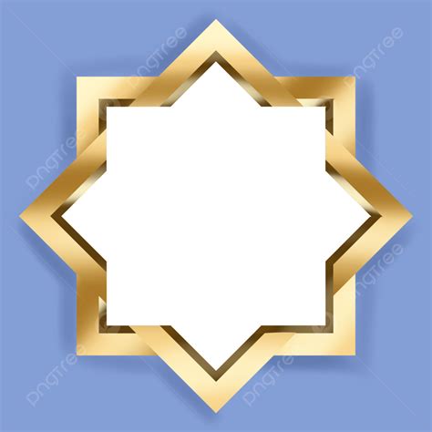 Purple Gold Islamic Ornament Frame, Islamic, Islamic Ornament, Gold PNG ...